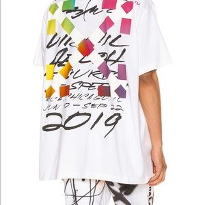 OFF WHITE x Futura oversized tee
